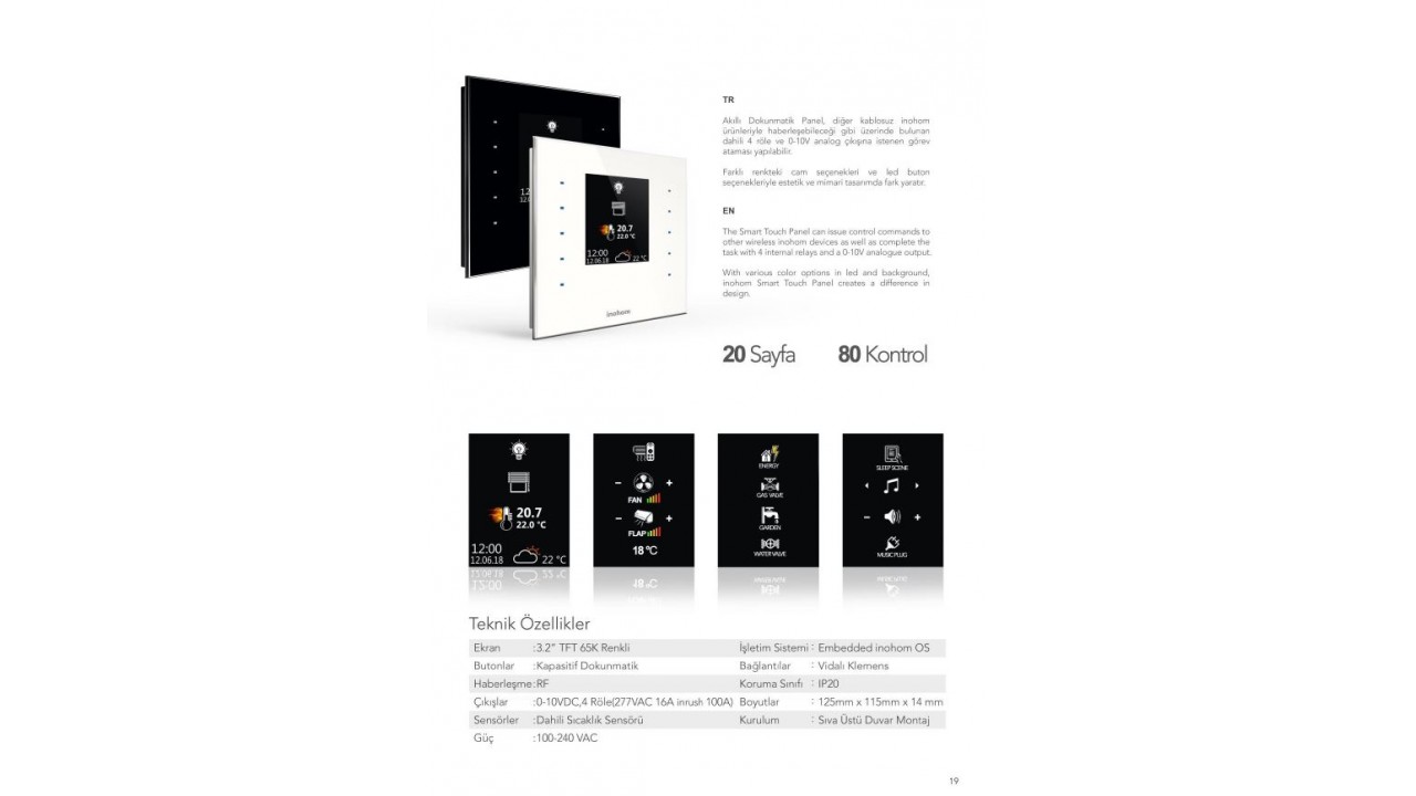 İnohom Akıllı Ev Sistemleri Katalog